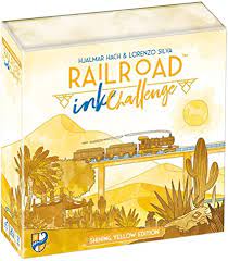 Railroad Ink Challenge: Shining Yellow