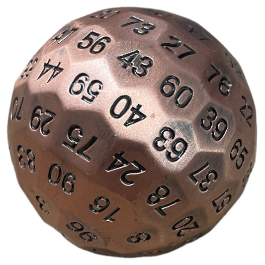 Solid Metal D100: Ancient Red Copper