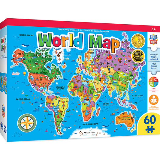 World Map — 60 piece