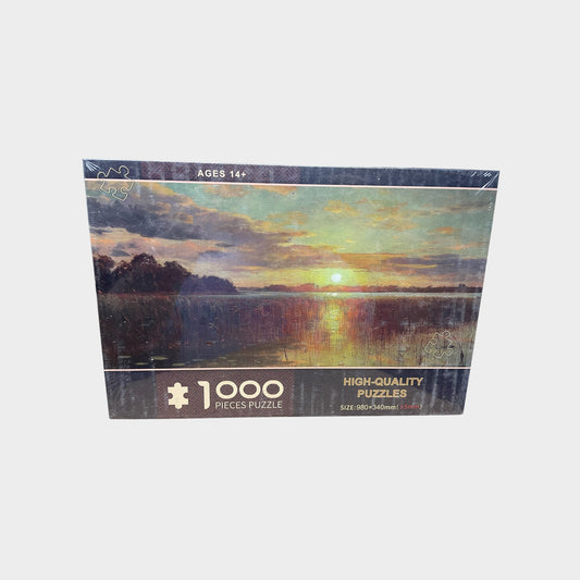 Sunset Over a Danish Fjord — 1000 piece