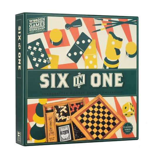 Six in One Wooden Games