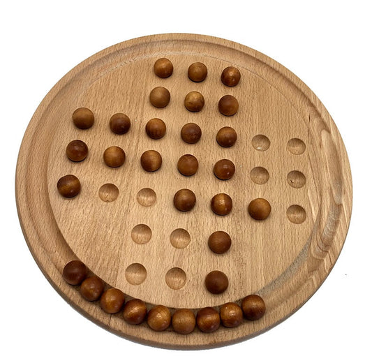 Wooden Solitaire (Round)