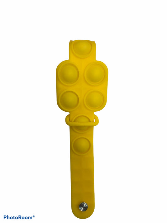 Push Pop Bracelet Yellow (Watch Style)