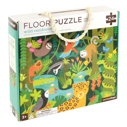 Wild Rainforest Floor Puzzle — 24 piece