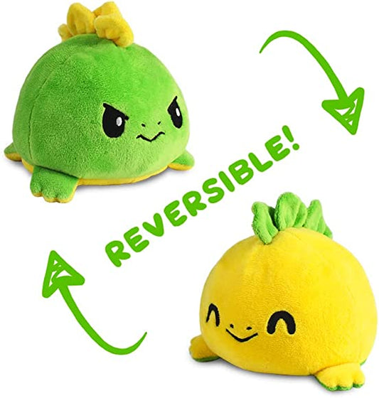 Reversible Stegosaurus Plush: Yellow/Green