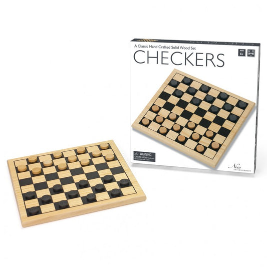 Wooden Checkers