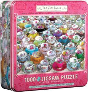 Tea Cup Party Tin — 1000 Piece